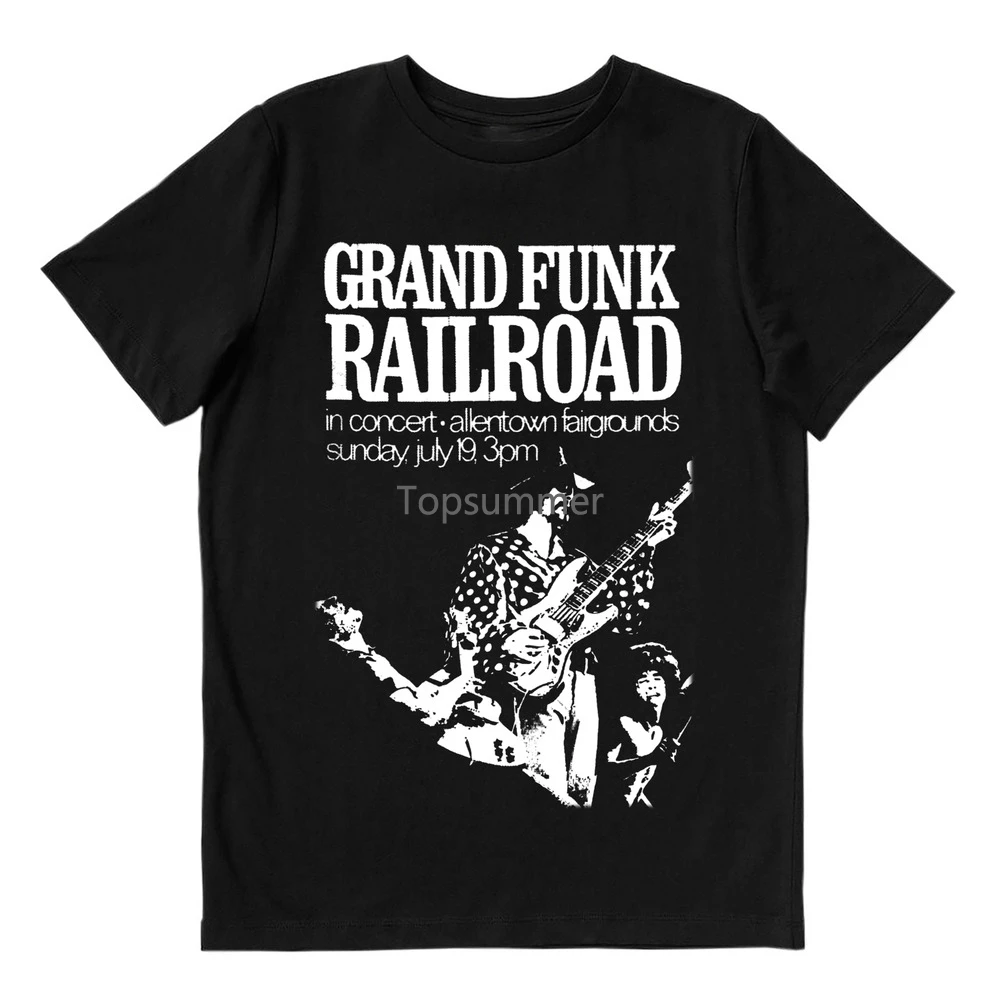 Grand Funk Railway Big City Music Band Camicia Unisex Nera Full Size Fn755