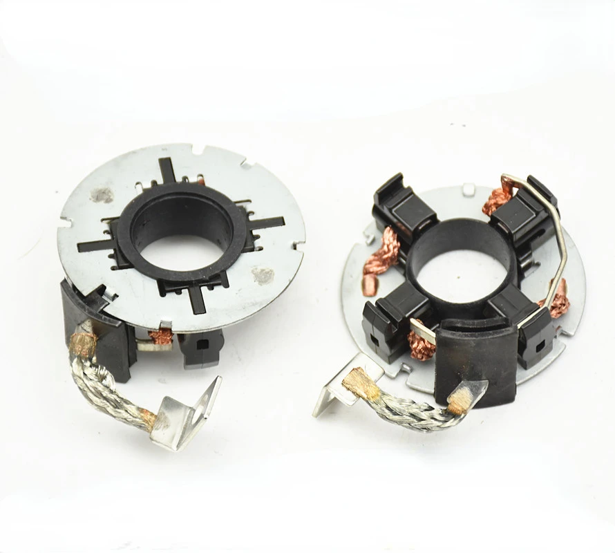 1 Pz Per Peugeot 301 308 C-Elysee Motor Starter Holder Spazzola Di Carbone