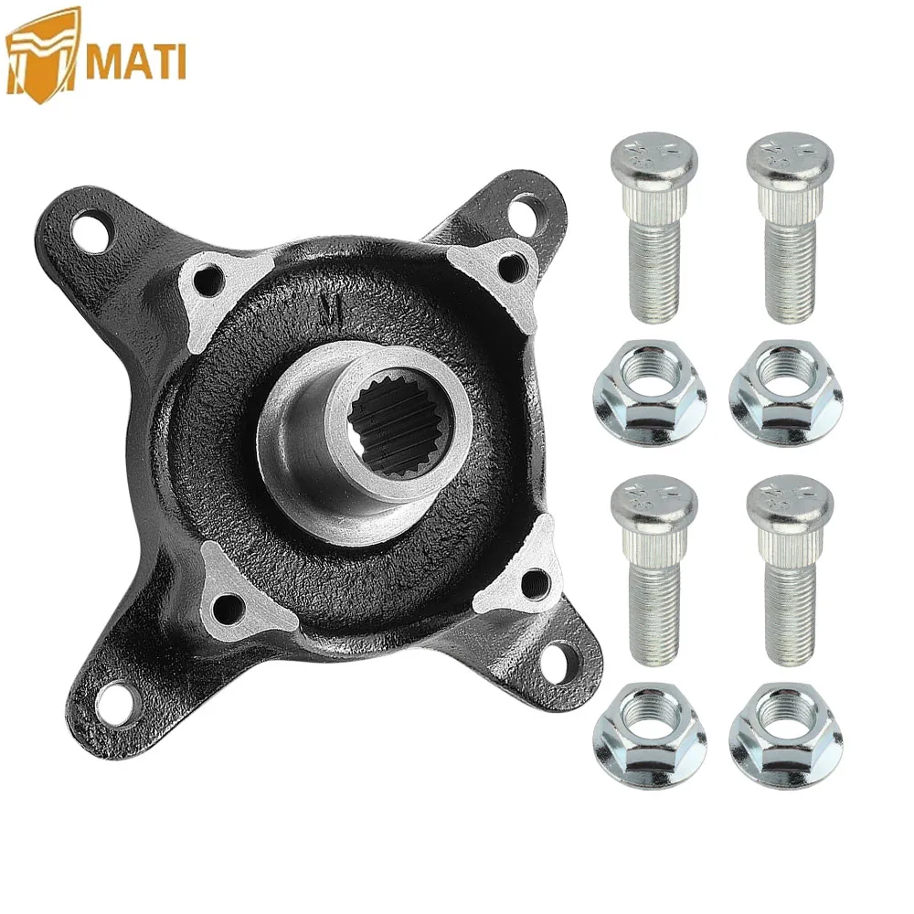 Mati Mozzo Ruota Anteriore E Borchie Per Polaris Ranger 400 425 500 570 650 700 Tm Etx Ev Posteriore Per Magnum Xpedition