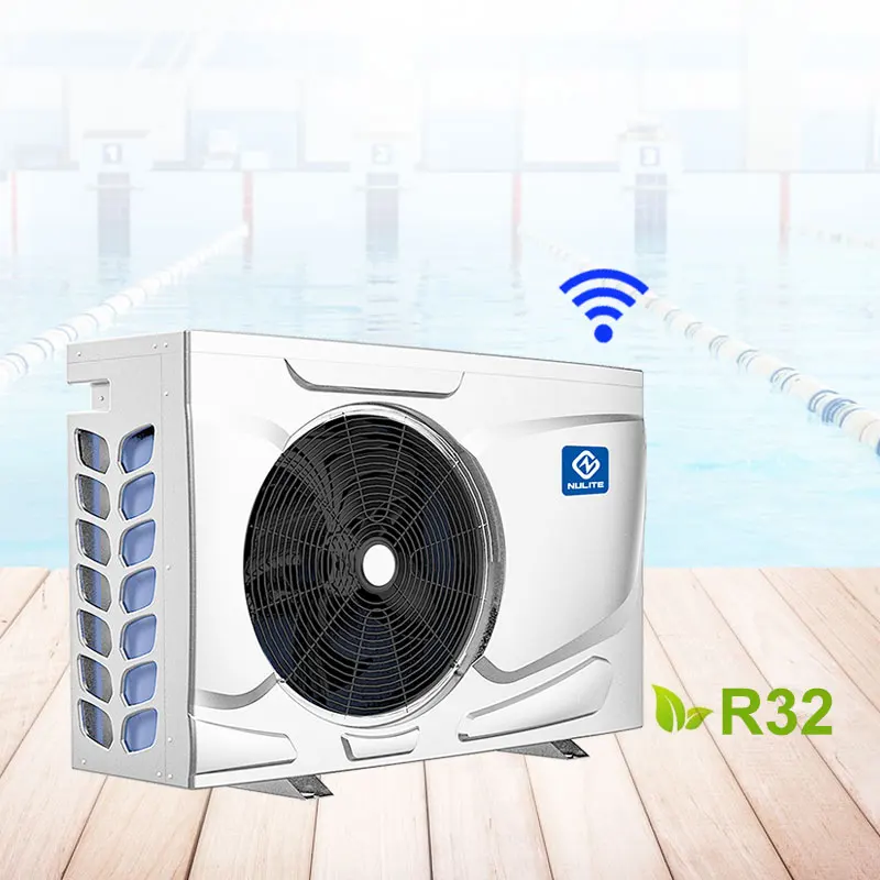 * Controllo Wifi Mini Pompa Di Calore Per Piscina Prezzo R32 Refrigerante Full Dc Inverter Pompa Di Calore Per Piscina Scaldabagno