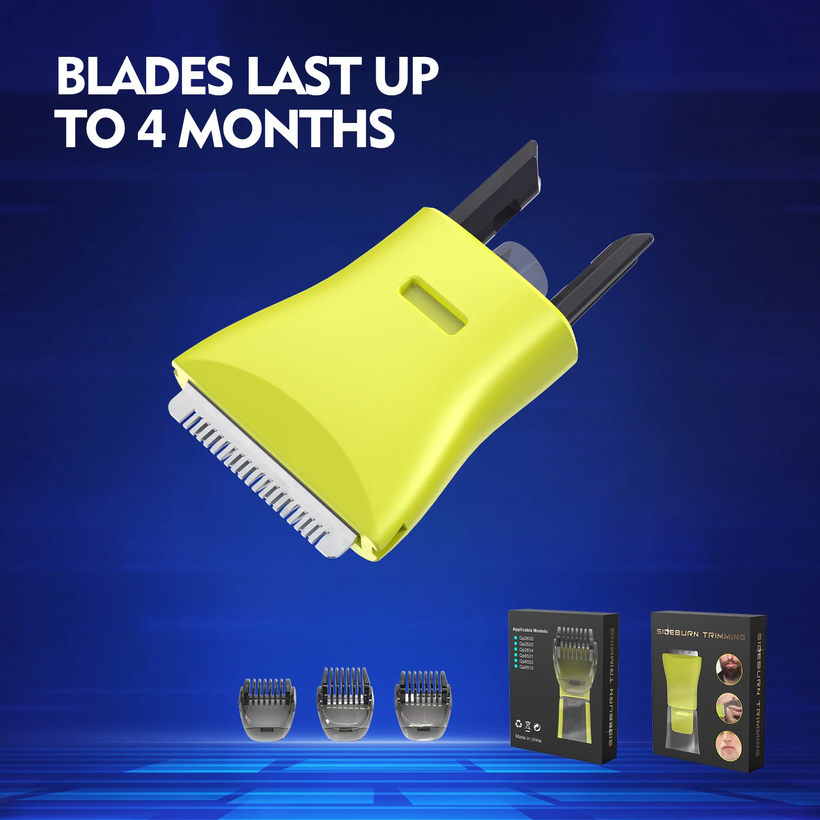 Lama Di Ricambio Per Testina Di Rasoio Per Barba Manuale Da Uomo Per Philips Oneblade Razor Men Beard Trimmer Blades Accessori Di Ricambio