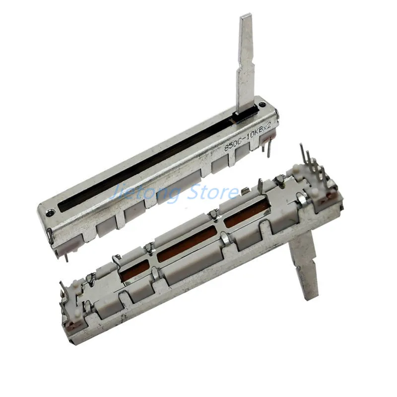 1Pc Pioneer Djm 350 600 700 800 Push Fader 60Mm Potenziometro A Scorrimento Dritto Dj Mixer B10Kx2 20Mm Maniglia