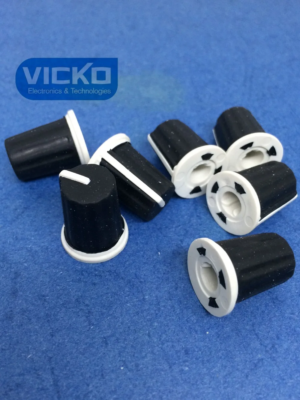 Gomma Nera Diametro Della Manopola 16 Mm X 19 Mm 16*19Mm 16X19Mm 16 Mm X 19 Mm Semiasse Con Indicatore: 90 Gradi Per Pioneer 800 Djm