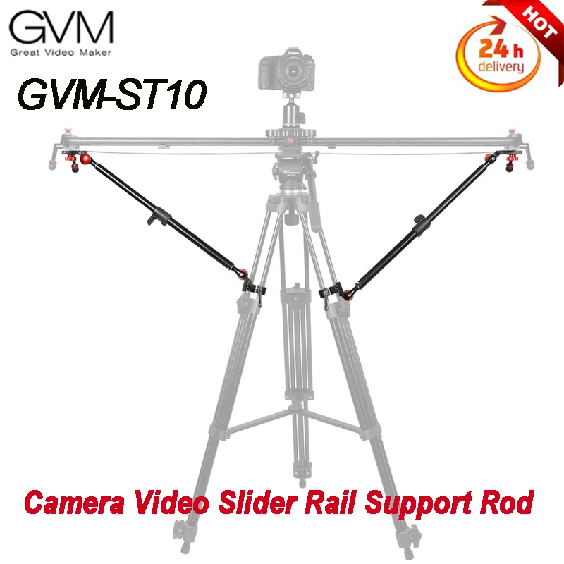 Gvm St10 Camera Video Slider Rail Asta Di Supporto Per Slider Dolly Rail Track Photography Camera Stabilizzatore System Accessorio Per Treppiede
