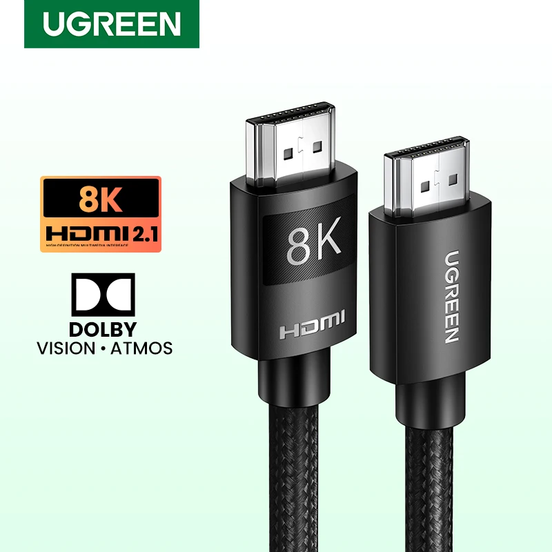 Cavo Ugreen Hdmi 2.1 Ultra Ad Alta Velocità 8K/60Hz 4K/120Hz Per Xiaomi Mi Box Ps5 Cavo Splitter Hdmi Hdmi Dolby Vision 48Gbps Hdmi