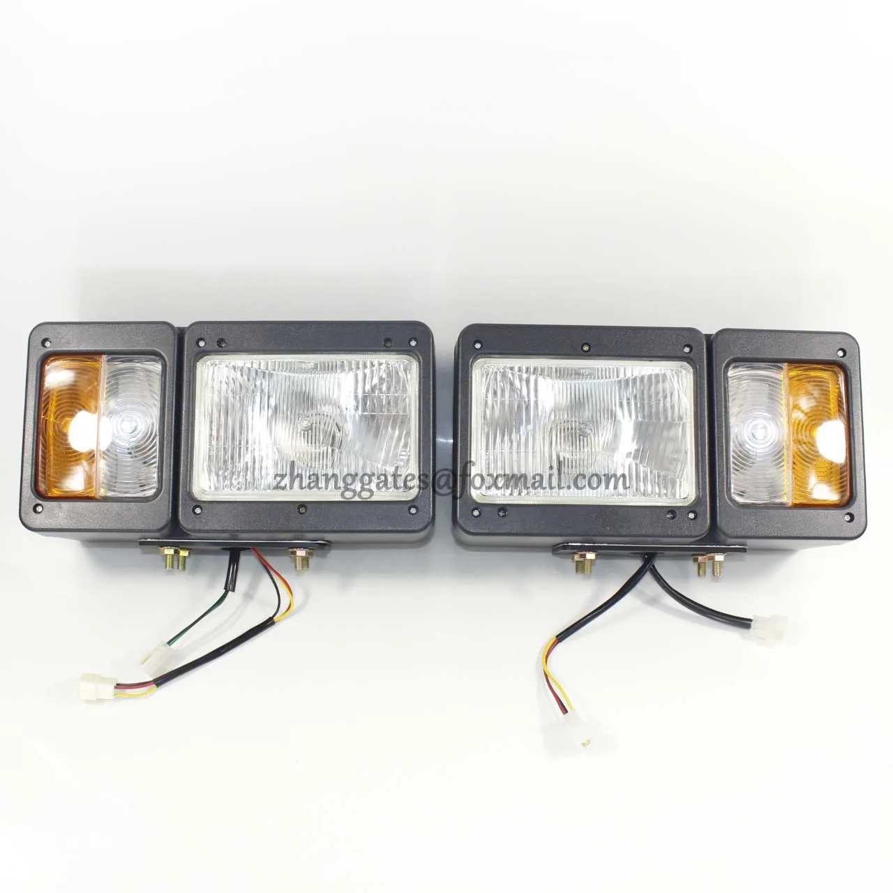 2X Faro Con Indicatore L + R Universale Jcb Merlo Genie Terex Manitou Ausa Set