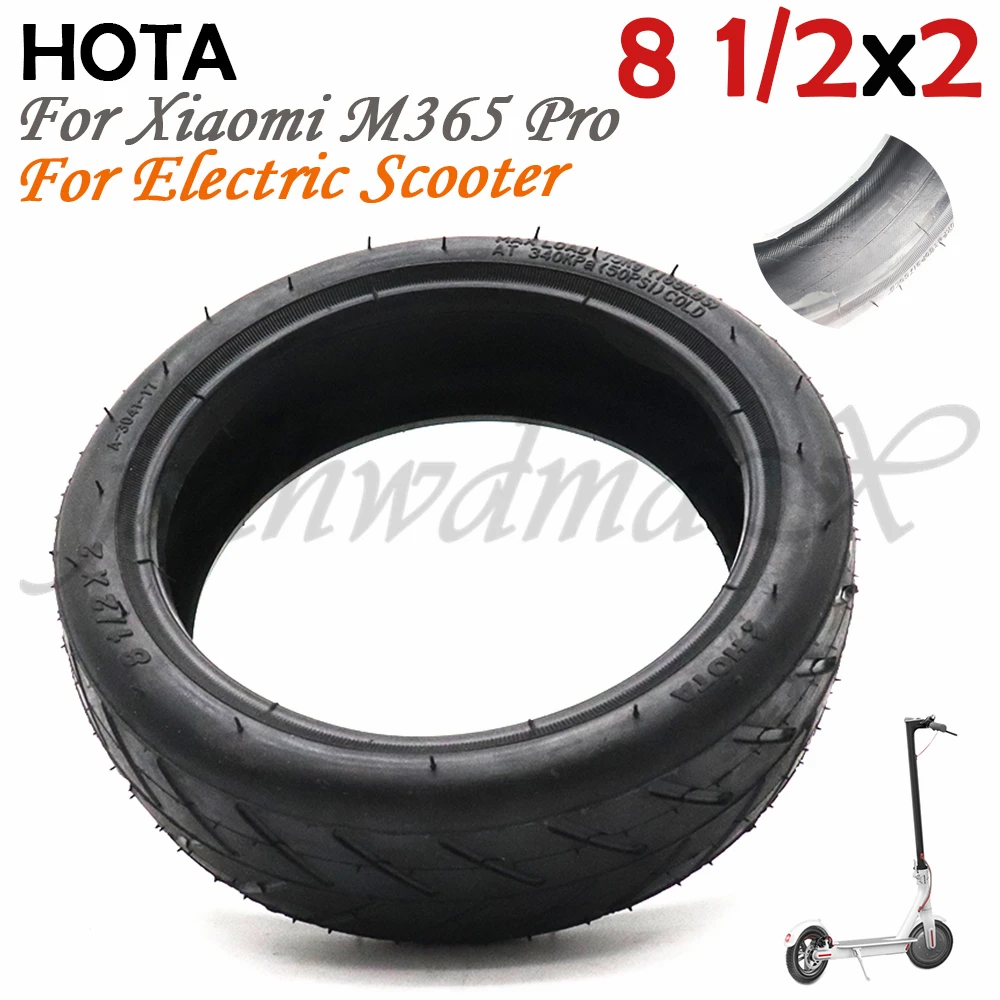 Hota 8 1/2X2 Pneumatico Tubeless Per Xiaomi Mijia M365 Pro Accessori Per Scooter Elettrici 8.5 Pollici 8.5X2 Pneumatico Hover Board