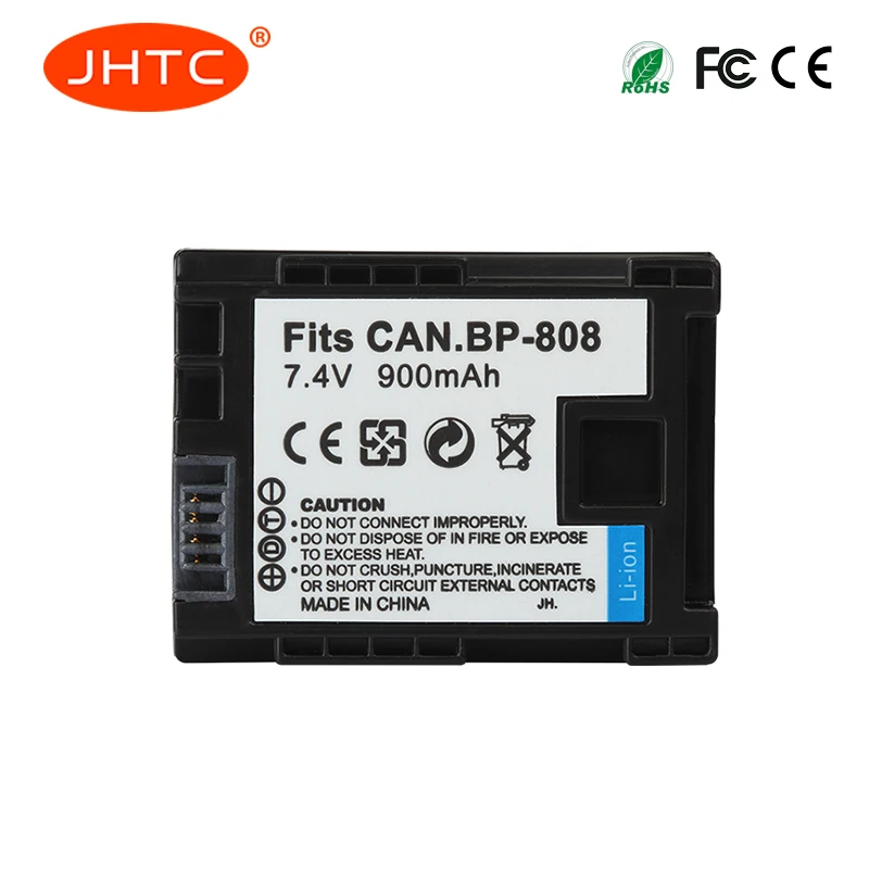 Batteria Bp 808 Bp 809 Bp 819 Bp827 Per Canon Fs300 Fs100 Xa10 Legria Hg20 Hf21 Hf S11 Hf S10 Hf11 900Mah Batteria