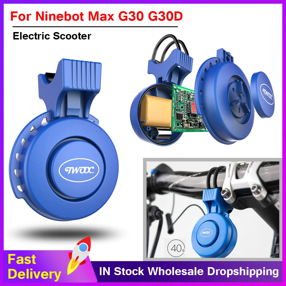 Campanello Per Scooter Altoparlante Di Ricarica Mini Corno Elettrico Ricaricabile Usb Per Ninebot Max G30 G30D Accessori Per Kugoo S1 S2 S3