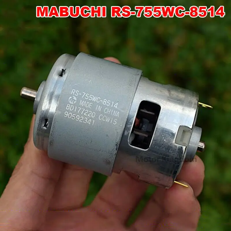 Mabuchi Rs-755Wc-8514 Motore Dc 12V-18V 14.4V 18800Rpm Trapano Elettrico Ad Alta Velocità A Coppia Elevata Ryobi Sega Circolare 755 Motore