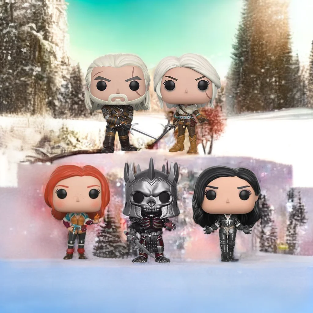 Witcher-Ed Geralt & Ciri & Eredin & Yennefer Triss 10Cm Vinyl Action Figure Collection Model Toys