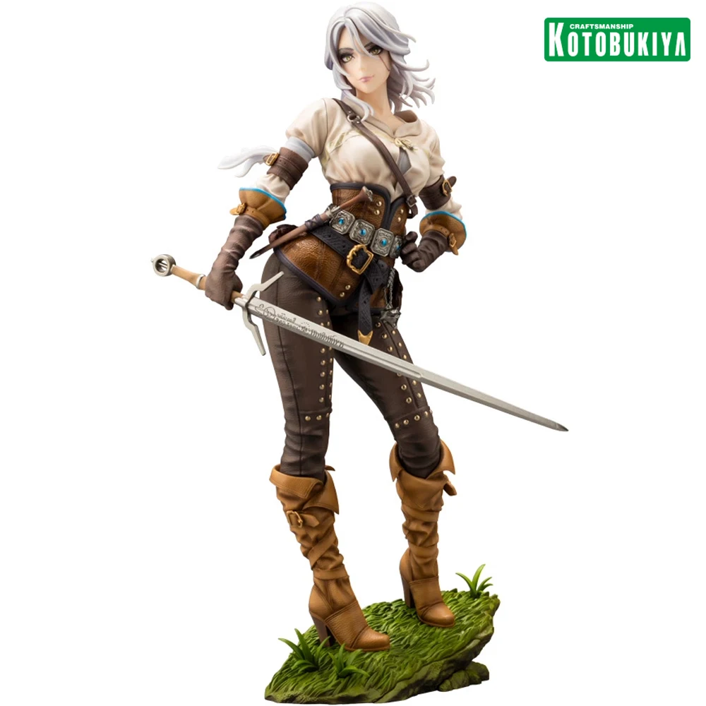 Kotobukiya Bishoujo Statua The Witcher Ciri Gioco Da Collezione Action Figure Model Toys Regalo Per I Fan