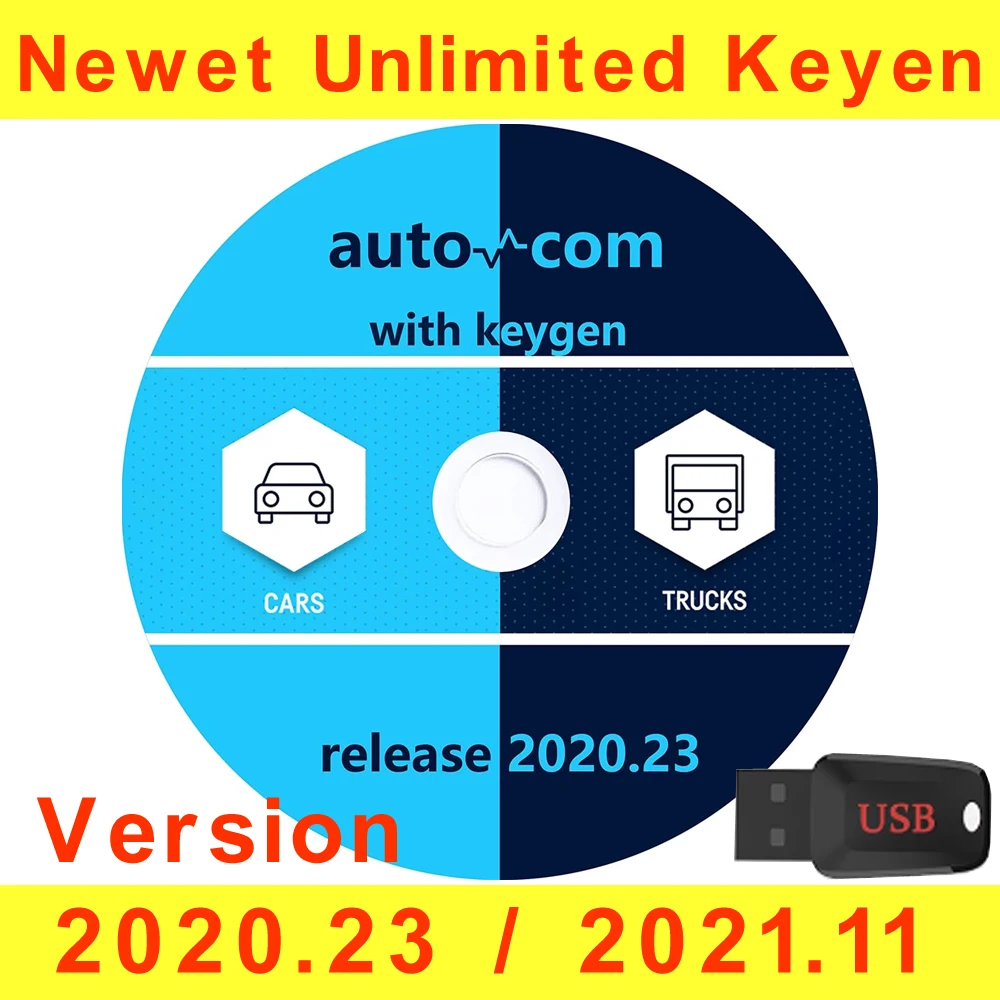 Versione Più Recente 2020.23 Non Vm 2020 Hot Software Per Delphis Car Truck Diagnostic Tools Scanner Obd Vci Ds150E Link