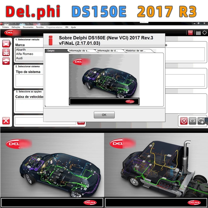 2023 Hot Delphis 2017 R3 Con Software Di Strumenti Diagnostici Keygen Delphi Ds150E Per Scanner Obd Per Auto E Camion 2017 R3