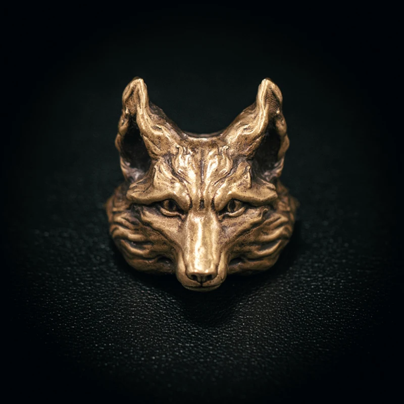 Originale Fox Knife Beads Paracord Perline Auto Portachiavi Pendente Esterno Zaino Pendente Pendente