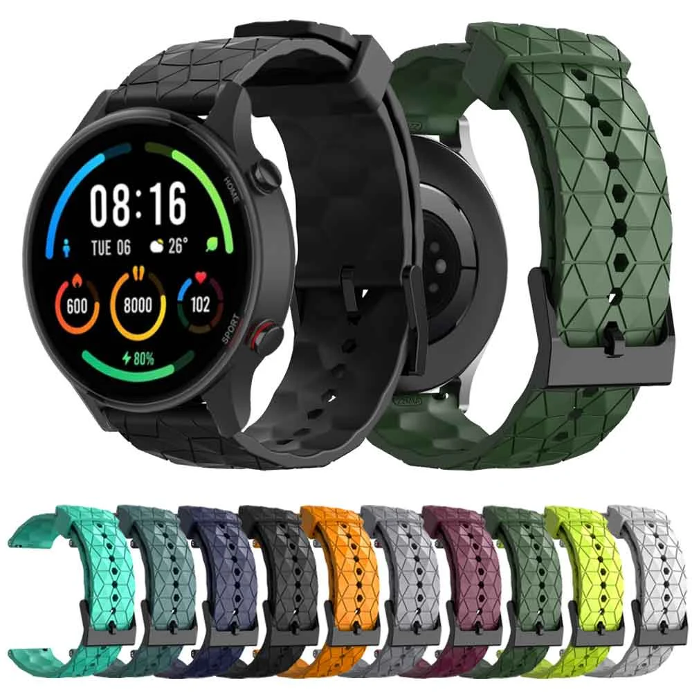Cinturino In Silicone Da 22Mm Per Xiaomi Mi Watch Color Sport / Mi Watch S1 / S1 Active/ S1 Pro Smart Watch Band Bracciale Sostituzione Wris