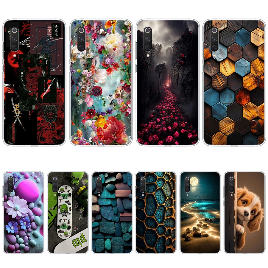Custodia Per Telefono Con Cover In Tpu In Silicone Morbido S1 Colorful Song Per Xiaomi Mi 9/Se/Lite/Pro