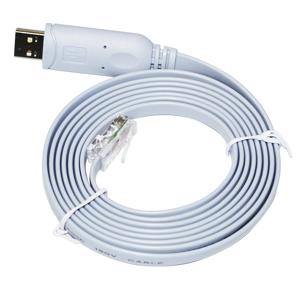 Cavo Console Adattatore Da 1.8M Pl2303Ta Usb Rs232 A Rj45 Per Router Cisco H3C Hp Arba Huawei