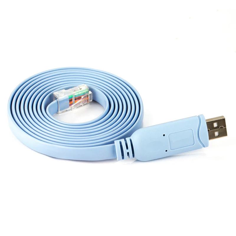 1.8M Usb A Rj45 Per Cisco Usb Console Cavo Console Debug Line A7H5 Per Cisco H3C Hp Arba 9306 Huawei Router Rollover Console