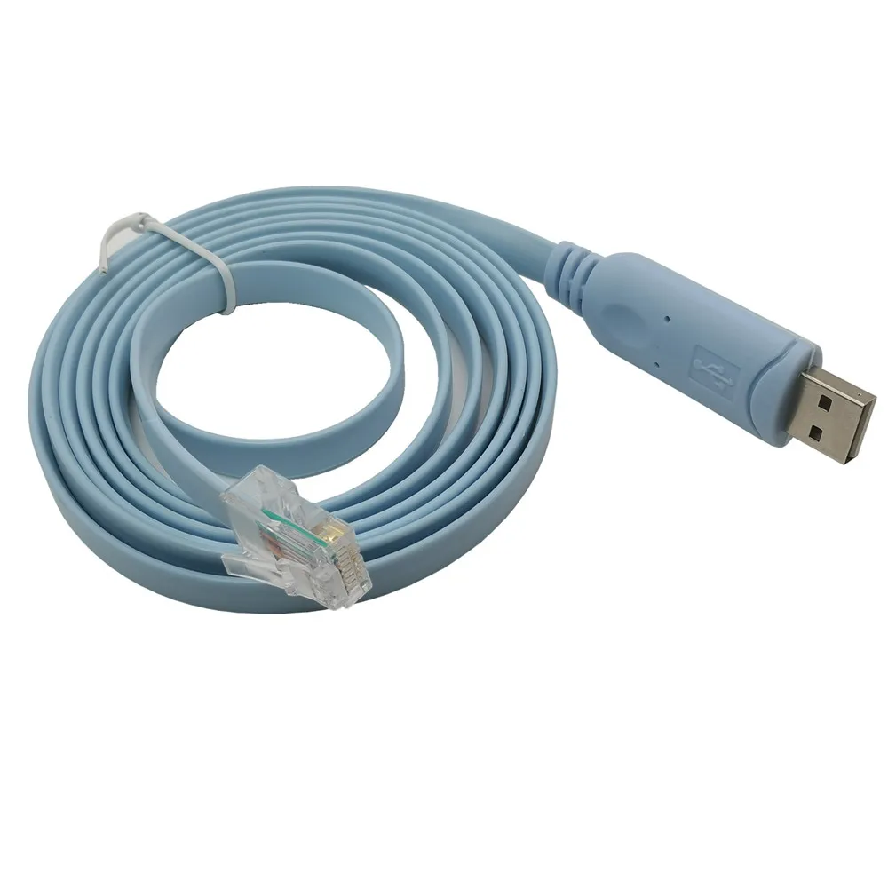 1.5M Usb A Rj45 Per Cisco Usb Console Cavo Console Debug Line A7H5 Per Cisco H3C Hp Arba 9306 Huawei Router Rollover Console
