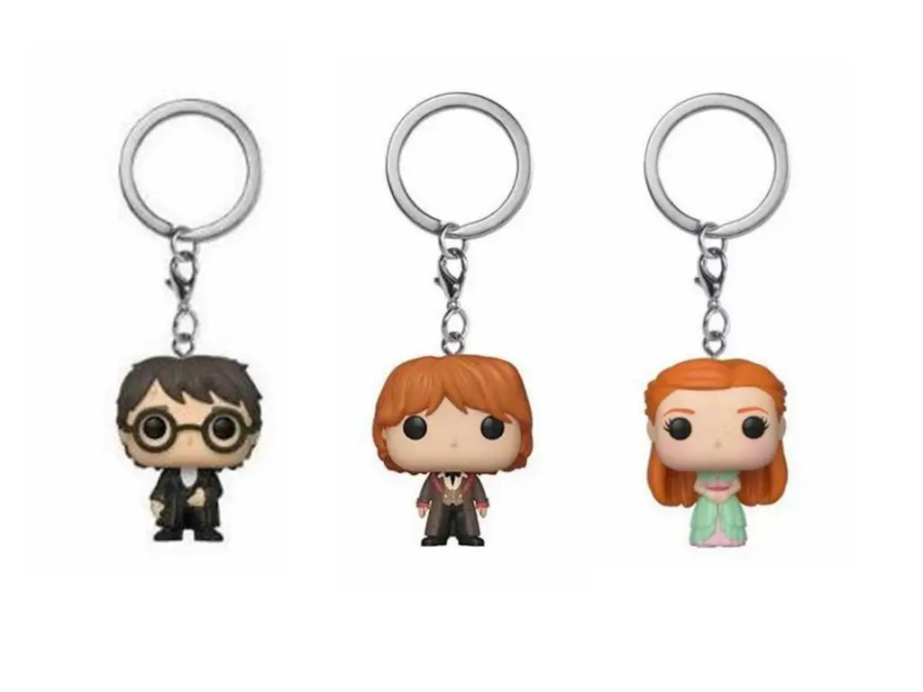 Nuovo Funko Pop Ron E Ginny Portachiavi In Vinile Action Figures Collezione Modello Giocattoli Per Bambini
