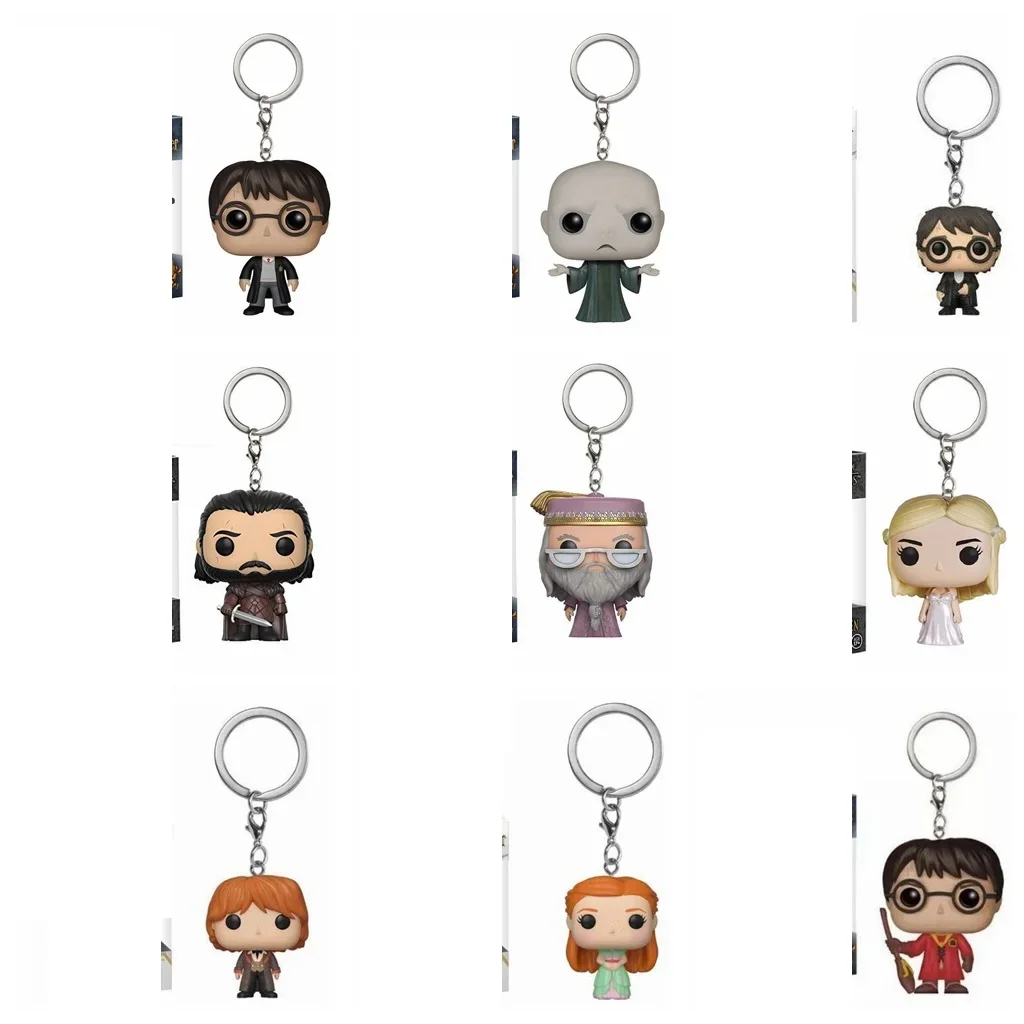 Doctor Super Natural Portachiavi Toy Hermionetrones Dobby Snape Ron Ginny Weasley Voldemort Vinyl Doll Game Of Jon Snow Toy