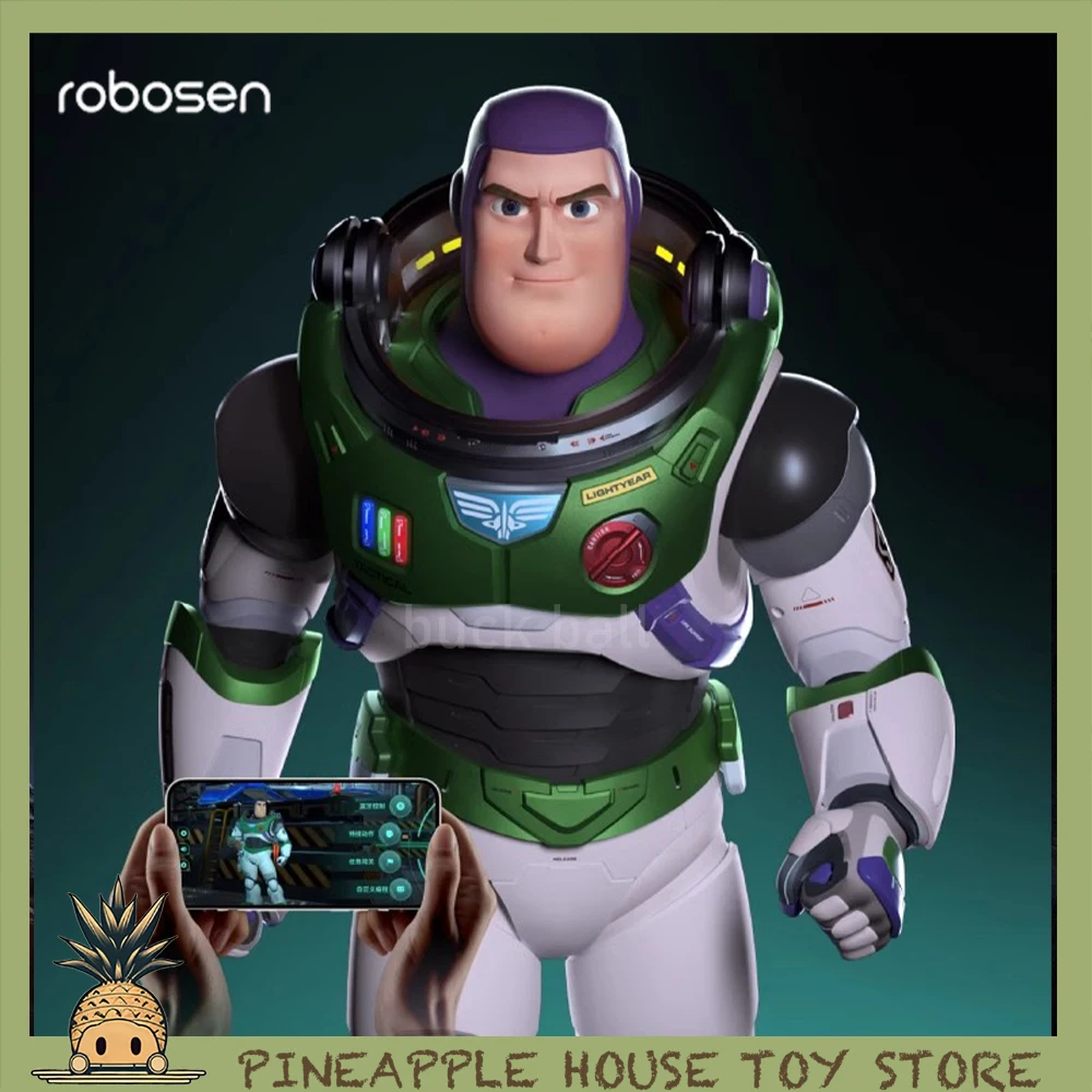 Originale Robosen Buzz Lightyear Space Ranger Alpha Voice Controlled Robot Auto-Converting Action Figure Da Collezione Giocattolo Per Ragazzo