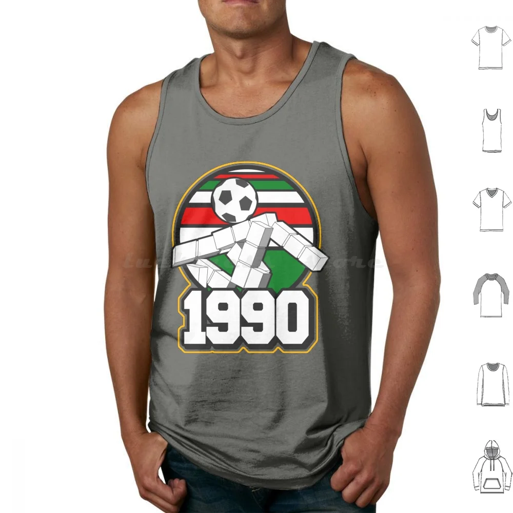 1990 Canotte Stampa Cotone Italia 90 Italia 1990 Italia Ciao Italia Ciao Copa Mundial De Ful Tbol Calcio Futbol Soccer