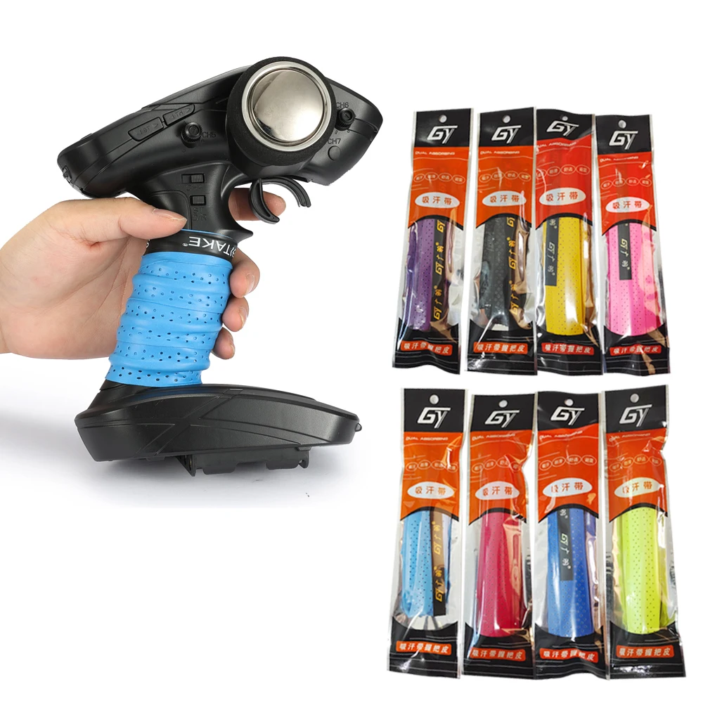 Telecomando Per Auto Rc Tqi Futaba Futaba 4Pv 4Pls 4Px 7Px Mt-4 Sudore Nastro Di Avvolgimento A Fascia Antiscivolo Assorbente Antiscivolo Mano