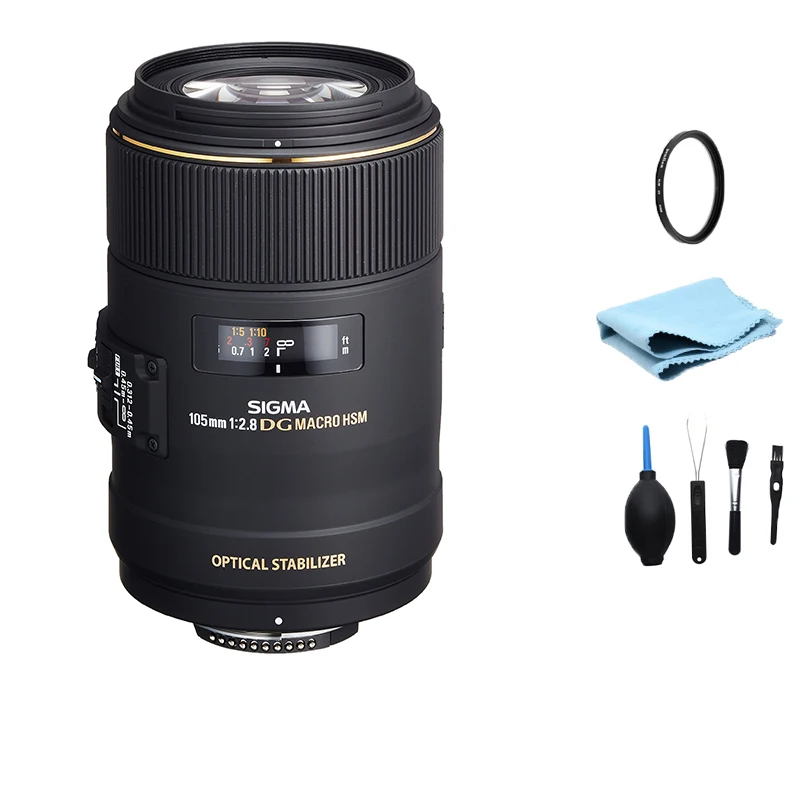 Sigma 105Mm F2.8 Ex Dg Os Hsm Macro Lens Full Frame 105Mm F2.8 Obiettivo Macro Per Montaggio Canon O Montaggio Nikon (Usato)