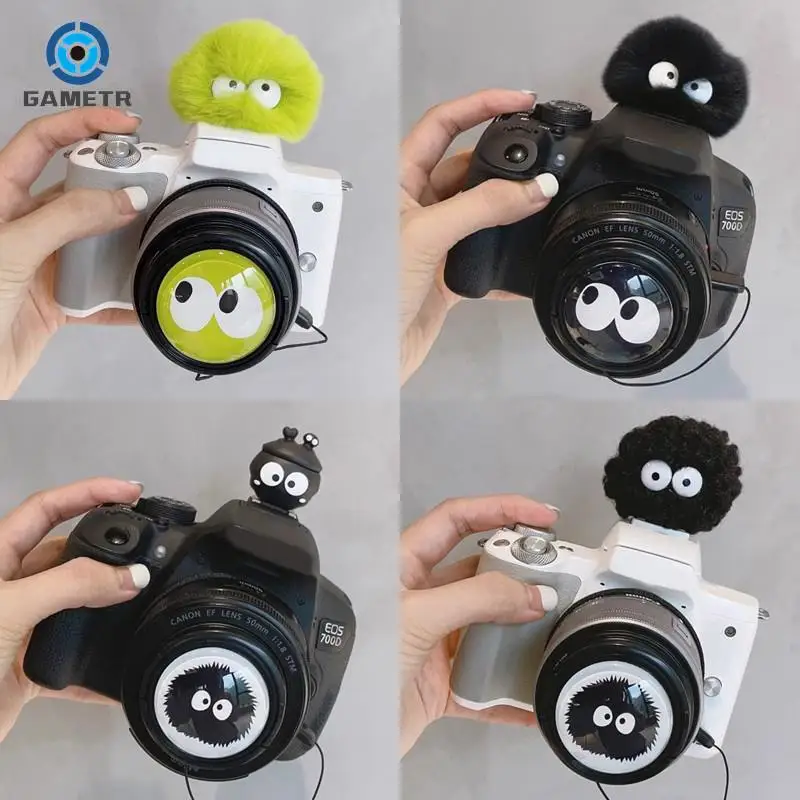 1Pc Peluche Bambola Hot Shoe Protection Cover Slr Camera Hot Shoe Cap Antipolvere Cute Cartoon Camera Accessori