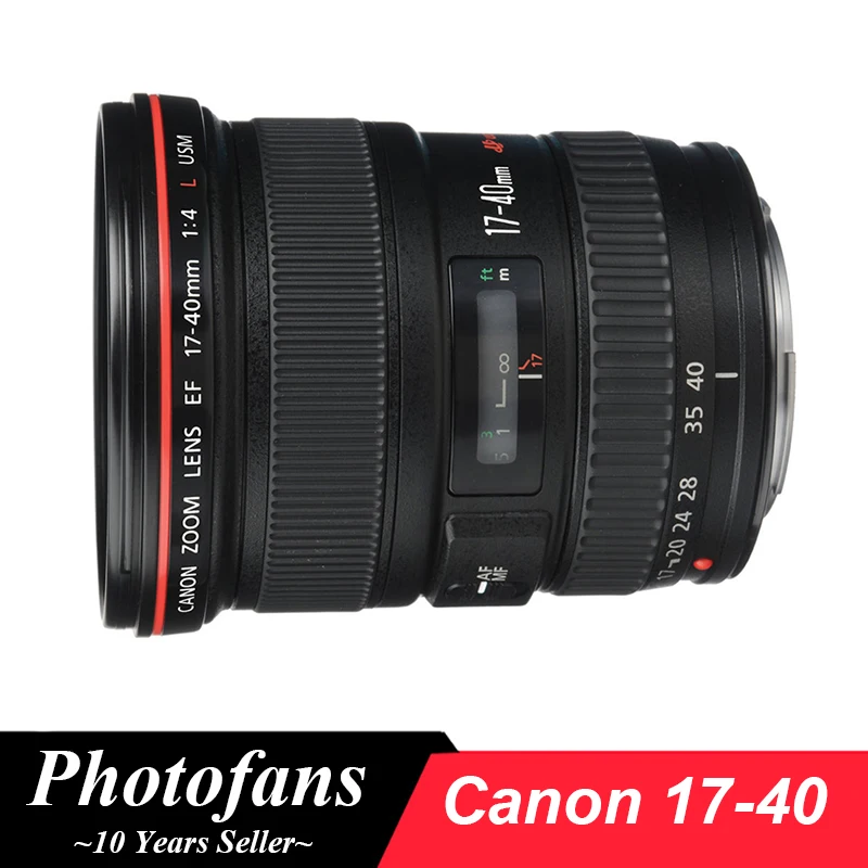 Obiettivo Usb Canon Ef 17-40Mm F/4L Per Fotocamera Dslr Full Frame