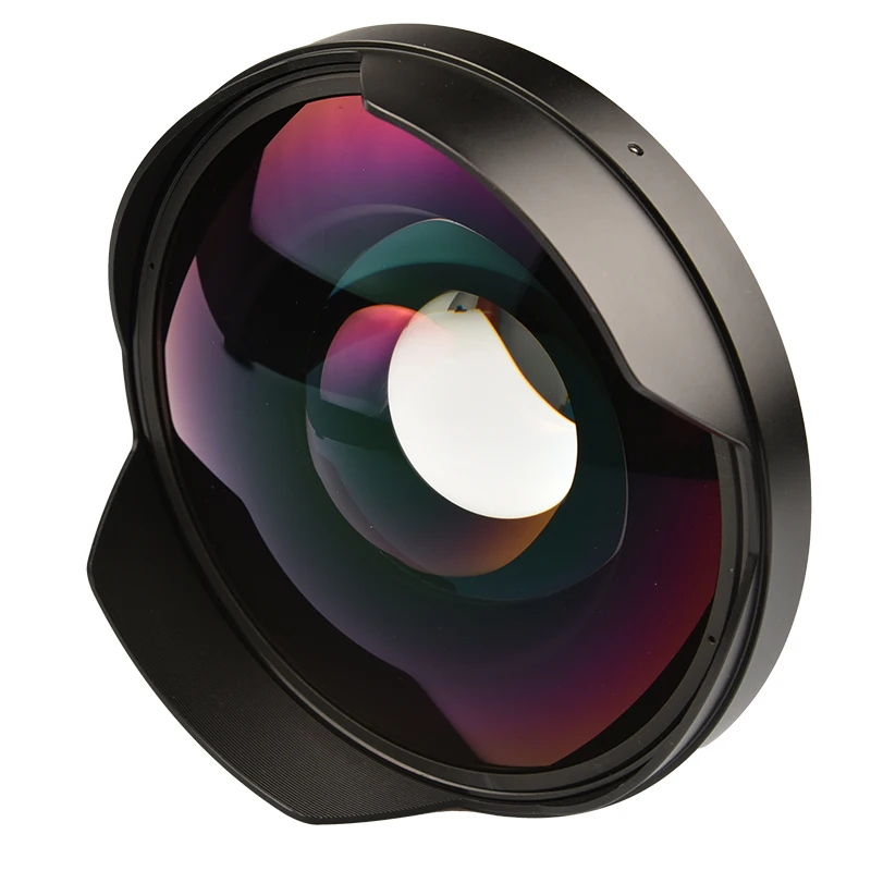Vlogmagic 52Mm / 58Mm / 62Mm /67Mm / 72Mm 0.3X Adattatore Per Obiettivo Largo Ultra Fisheye Con Cappuccio Solo Per Videocamere Videocamere