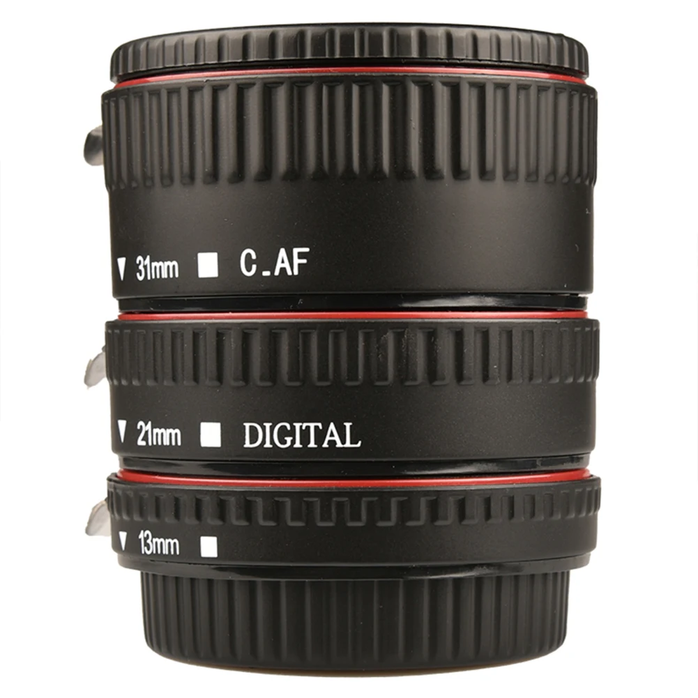 Per Canon Lens Macro Extension Tube Set 3 Pezzi Auto Focus Ring 35Mm Slr Lenti Per Canon Ef Ef-S Lens Camera Holder Adapter