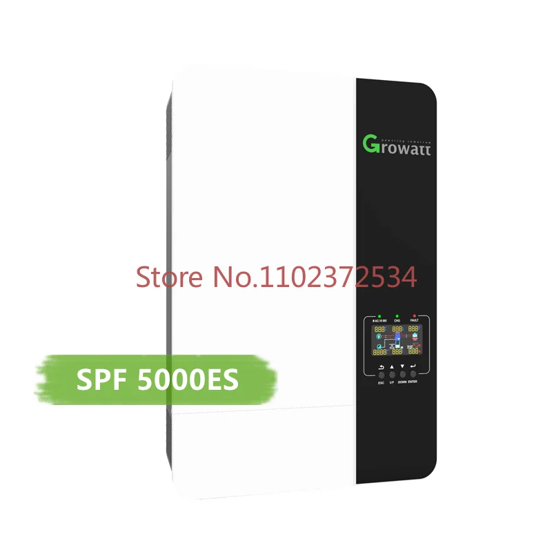 Growatt Off Grid Inverter Spf 3500Es 5000Es 24V Solar Home System 48V Con Batteria
