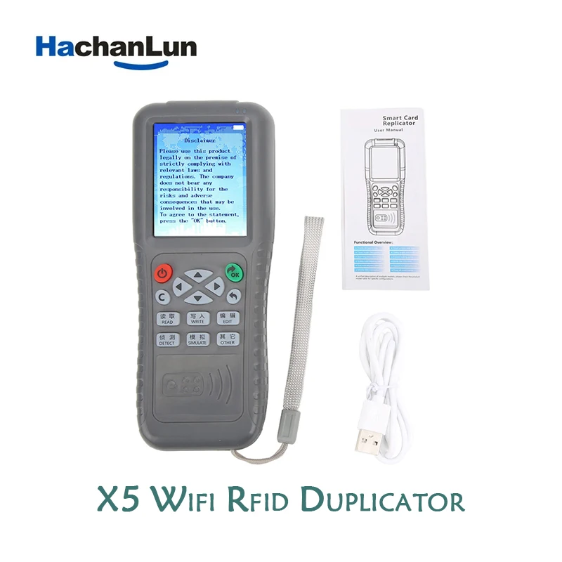 Wifi Decodifica Rfid Duplicatore Rfid Smart Chip Copia Copiatrice 13.56Mhz Lettore Nfc 125Khz T5577 Token Programmatore Duplicatore Tag