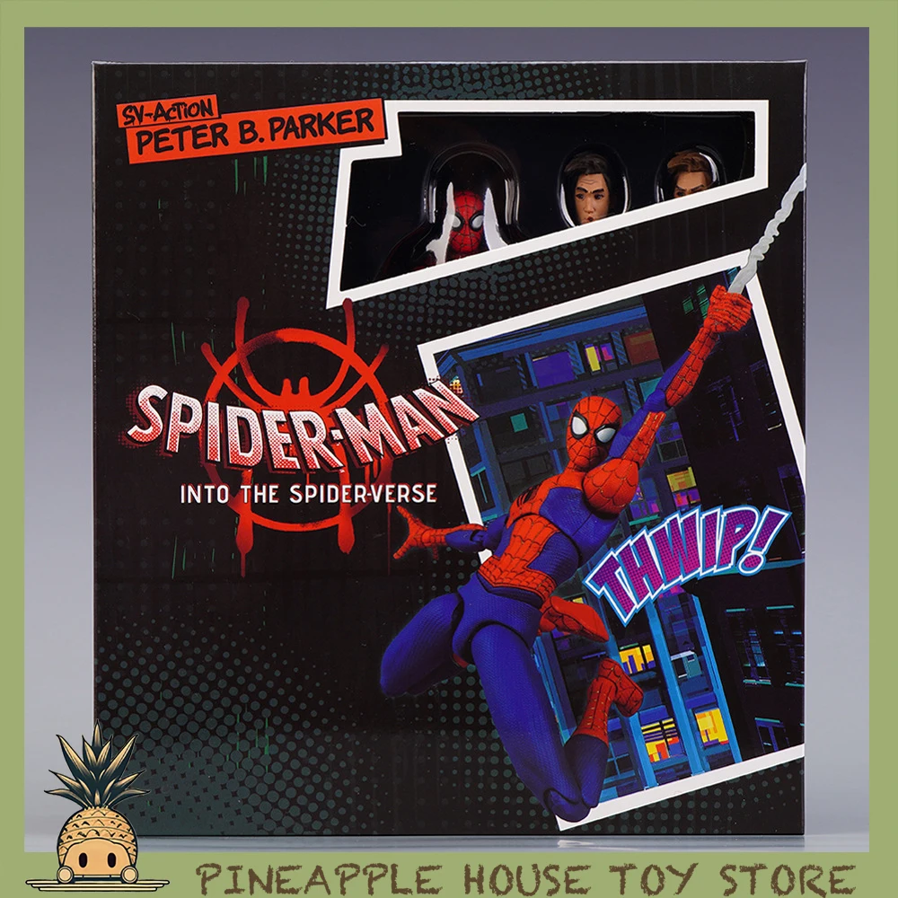 Spiderman In The Spider-Verse Action Figures Sentinel Miles Spider Man Anime Figures Peter B. Regali Mobili Congiunti Modello Parker