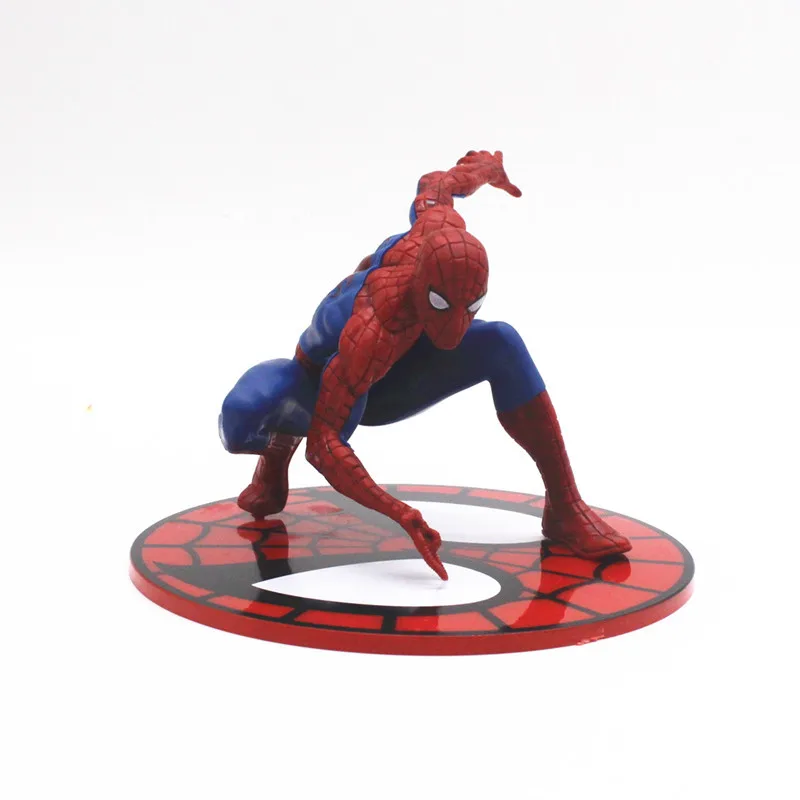 9Cm Spidermans Movie Model Plate Car Decoration Doll Birthday Toy Gift Pvc Model Decoration Action Figure Toys Gift