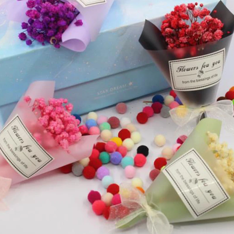 Casa Delle Bambole Mini Sky Star Flower Bundle Gift Life Scene Model Con Scatola Eternal Flower Doll Decoration