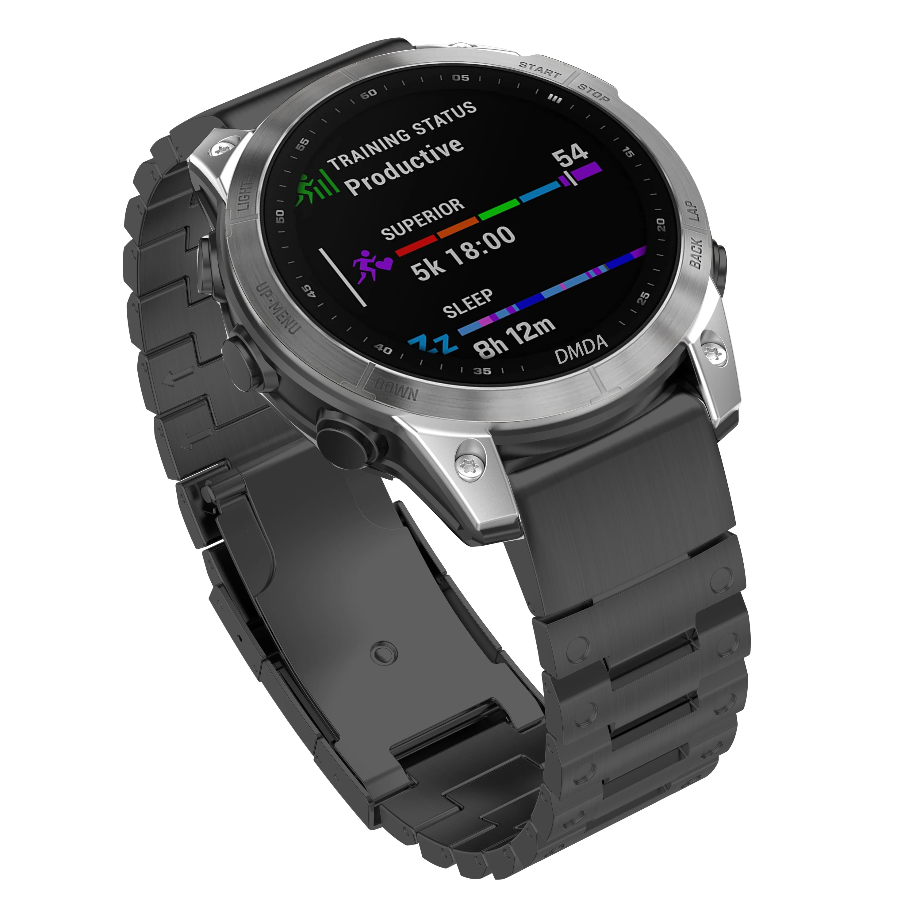 Quick Fit Watchband For Garmin Fenix 7X 6X 5X 3 Gps Pro Puls Sapphire Hr Metal Stainless Steel Wrist Strap 22/26Mm Band Bracelet