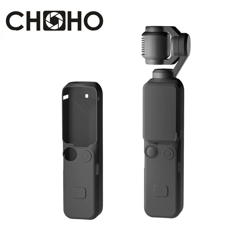 Per Dji Osmo Pocket 3 Custodia In Gomma Siliconica Custodia Protettiva In Gel Di Silice Soft + Cappuccio Per Lenti Per Accessori Dji Osmo Pocket3