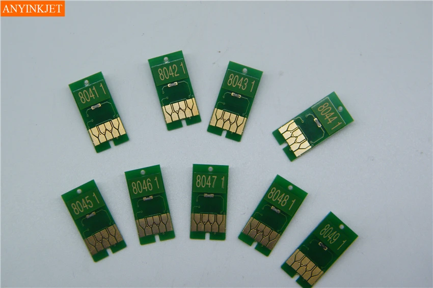 Vendita Calda Per Ep Sc P6000 P7000 P8000 P9000 Numero 6 Del Chip Della Cartuccia Di Chip Di Una Volta Per 8 Tipo