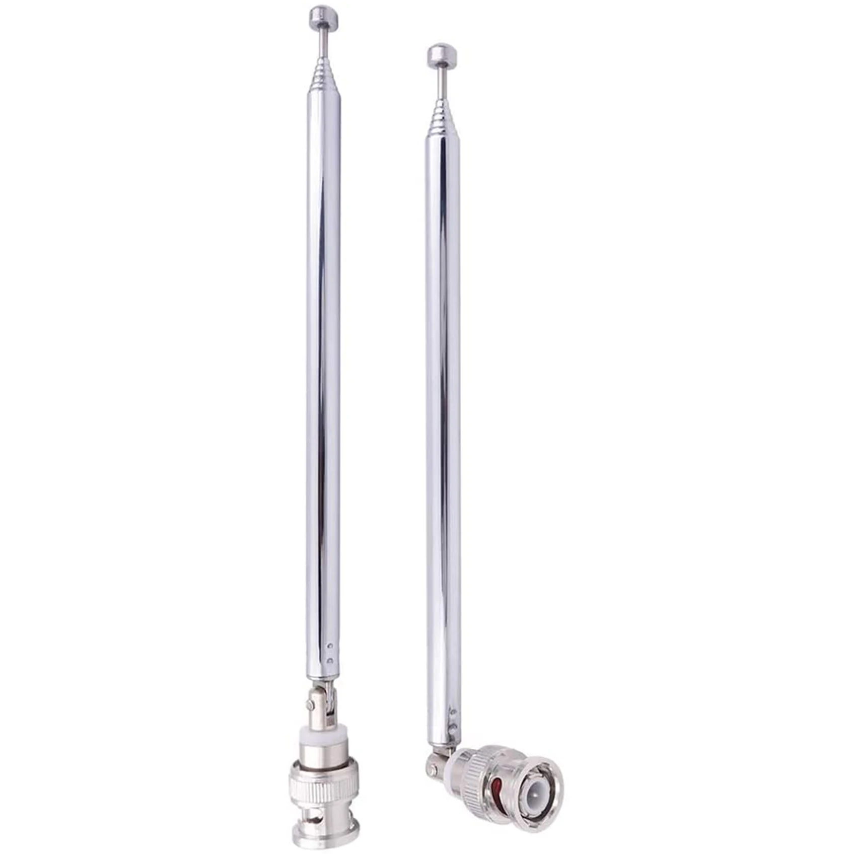 () Antenna Radio Bnc Con Adattatore Connettore A Spina Maschio Bnc Antenna Telescopica Hf Vhf Uhf Bnc In Acciaio Inossidabile