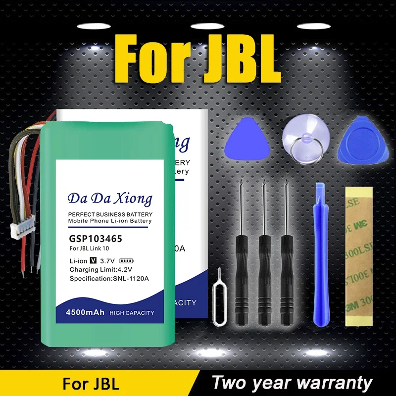 653769H Gsp103465 Pr-652954 T450Bt Batteria Per Jbl T450Bt Soundboost2 Flip 2 Ii 2013 2014 Srs-X2 Link 10 E50Bt Go2 Go3 Jblgobl
