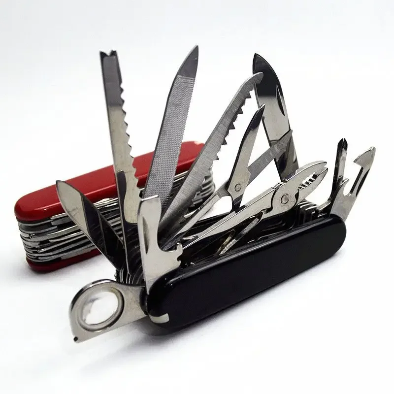 Nuovo Coltello Pieghevole 30 Funzioni Di Base Swiss 91Mm Edc Tool Coltelli Militari Tasca Militare Caccia Coltelli Da Sopravvivenza Da Campeggio All'A