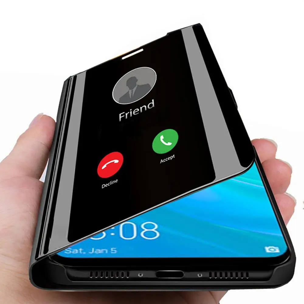 Smart Mirror Leather Flip Shell Cover On Sumsung A 54 5G Case Supporto Magnetico Book Coque Per Samsung Galaxy A54 A 54 5G 2023 6.4"