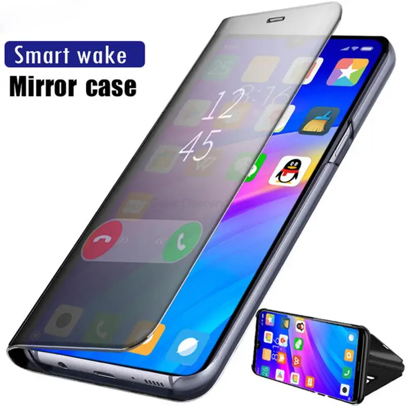 Smart Mirror Leather Flip Funda Para On Samsungs A 54 5G Case Magnetic Stand Book Coque Per Samsung Galaxy A54 A 54 5G 2023 6.4"