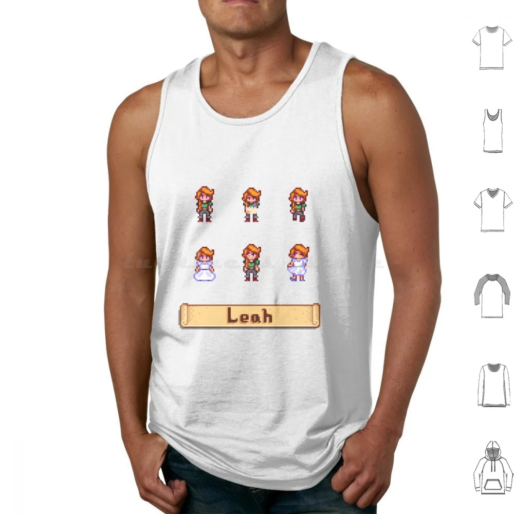 Stardew Valley Sprites-Leah Canotte Gilet Senza Maniche Stardew Valley Stardew Valley Videogioco Game Pc Switch Gaming Gamer