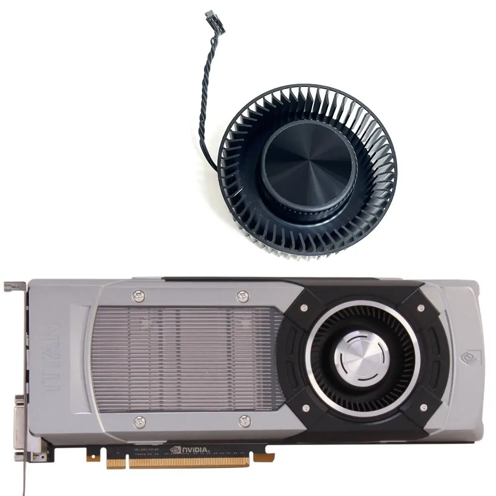 Nuova Ventola Bfb0712Hf 66Mm 4Pin Nvidia Gtx Titan Gpu, Per Ventola Di Raffreddamento Della Scheda Grafica Nvidia Gtx 980Ti, Gtx 980, Gtx Titan
