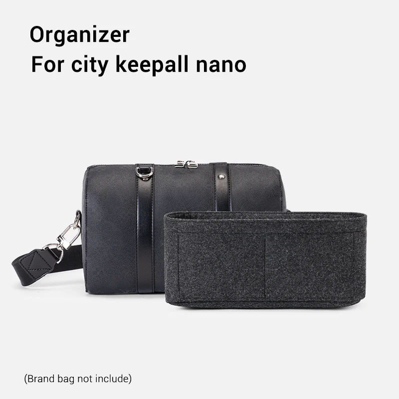 Inserto Borsa Organizer Per City Keepall Nano Piccola Borsa Tote Shaper, Borsa Da Viaggio Fodera Interna Borse